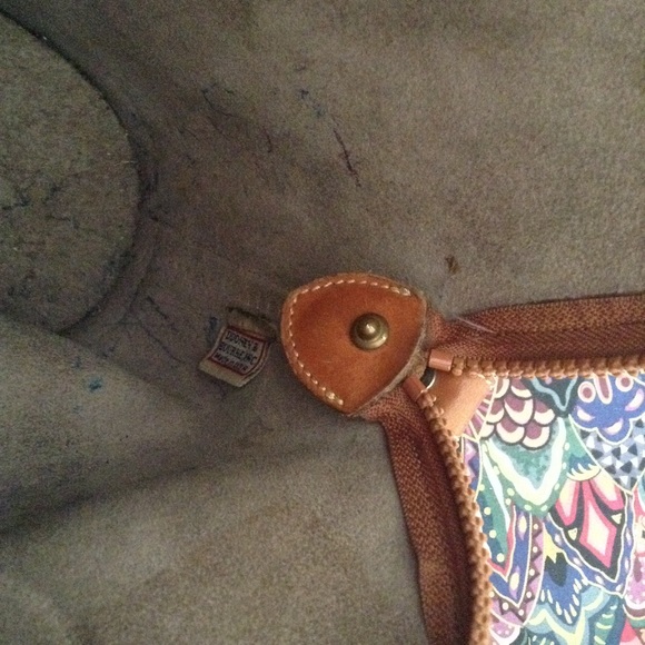 Vtg Dooney & Bourke Domed Satchel - Picture 5 of 7